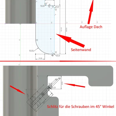 Adapter Kederleisten Starlink cho LMC/Dethleffs/Weinsberg + kẹp 35mm