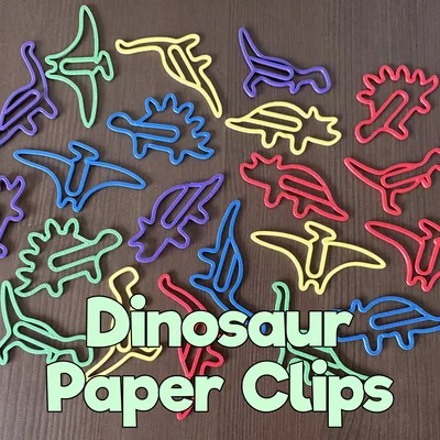 Kẹp giấy khủng long vui nhộn (Fun Dinosaur Paper Clips)