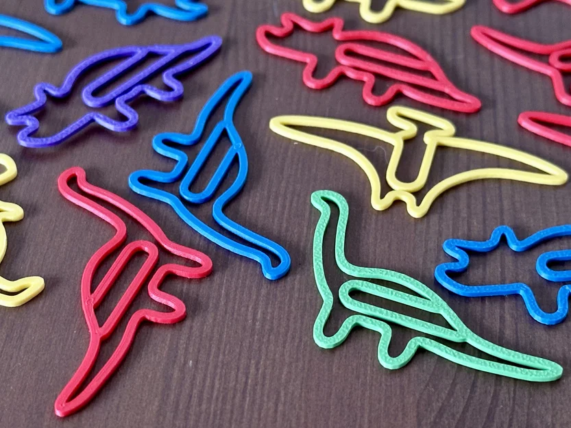 Kẹp giấy khủng long vui nhộn (Fun Dinosaur Paper Clips) - Image 3