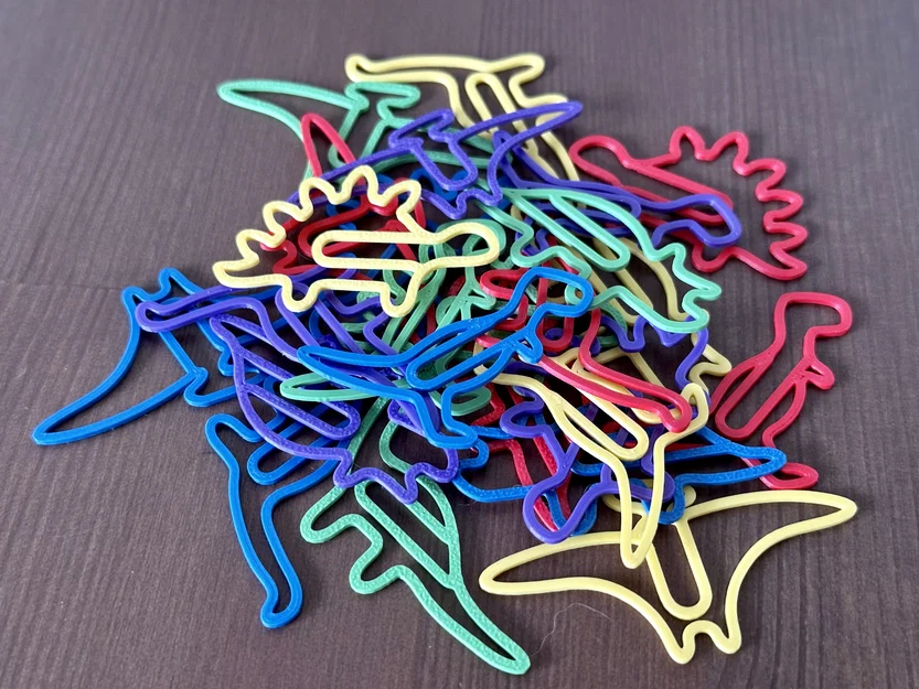 Kẹp giấy khủng long vui nhộn (Fun Dinosaur Paper Clips) - Image 4