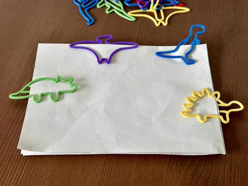 Kẹp giấy khủng long vui nhộn (Fun Dinosaur Paper Clips) - Image 5