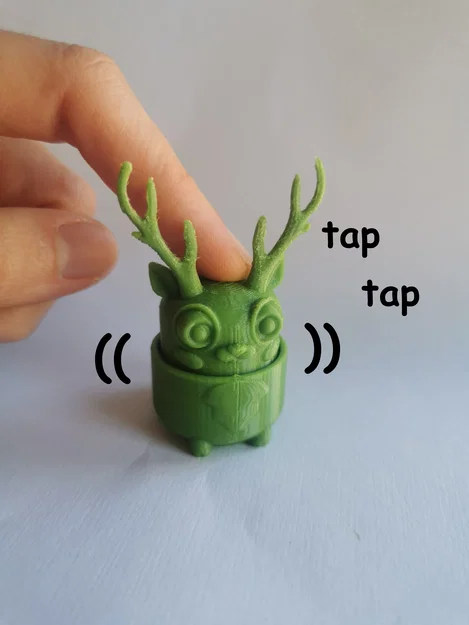 Mô hình chú hươu fidget gắn switch bàn phím cơ siêu đáng yêu - Image 2