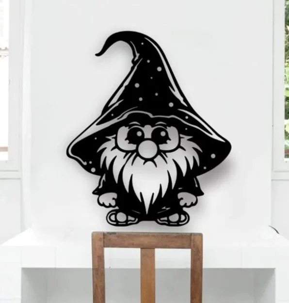 Mô hình chú lùn Gnome treo tường trang trí cực xinh - Image 1