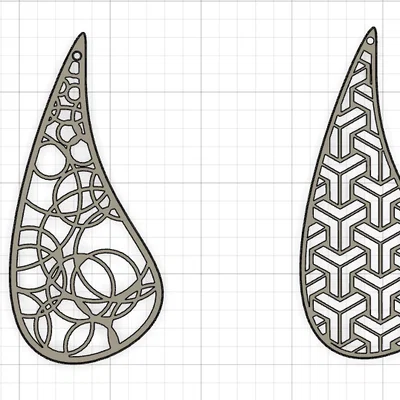 Mẫu bông tai thời trang 3D tinh tế với nhiều họa tiết độc đáo