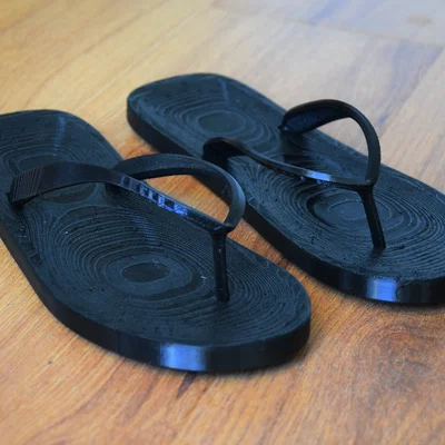 Flip Flops - Fully 3d-printed (Dép xỏ ngón in 3D hoàn toàn)