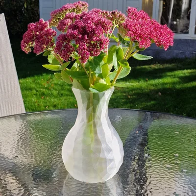 Mẫu lọ hoa Low Poly hiện đại - File in 3D cho Vase Mode