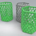 Pencil Holder 9000 – Ống Cắm Bút In 3D Họa Tiết Tổ Ong - Thumbnail 1