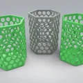 Pencil Holder 9000 – Ống Cắm Bút In 3D Họa Tiết Tổ Ong - Thumbnail 2