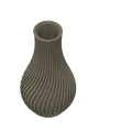 Bình hoa trang trí 3D với họa tiết xoắn hiện đại và tinh tế - Thumbnail 2