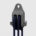 Mô hình ròng rọc đôi (Double Pulley) in 3D hỗ trợ nâng hạ - Thumbnail 1