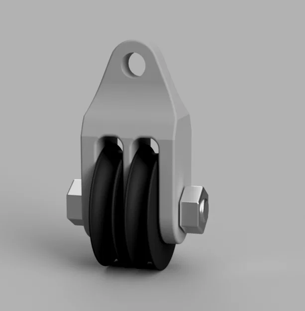 Mô hình ròng rọc đôi (Double Pulley) in 3D hỗ trợ nâng hạ - Image 2