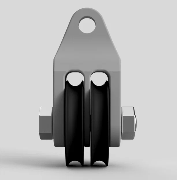 Mô hình ròng rọc đôi (Double Pulley) in 3D hỗ trợ nâng hạ - Image 3