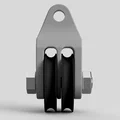 Mô hình ròng rọc đôi (Double Pulley) in 3D hỗ trợ nâng hạ - Thumbnail 3