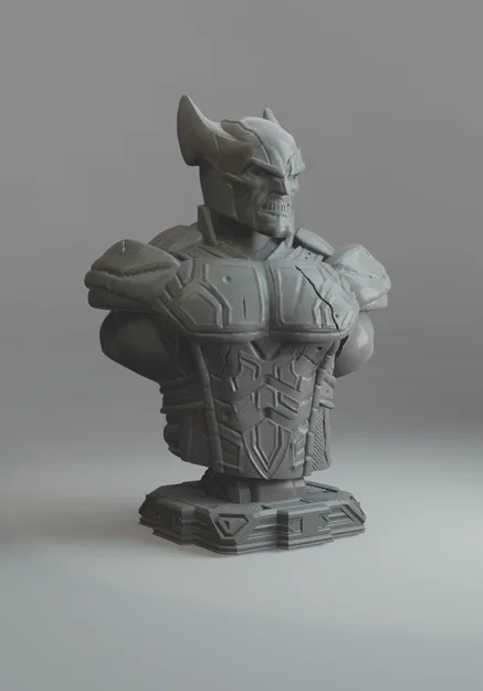Mô hình tượng bán thân Wolverine cực chất cho máy in 3D - Image 1