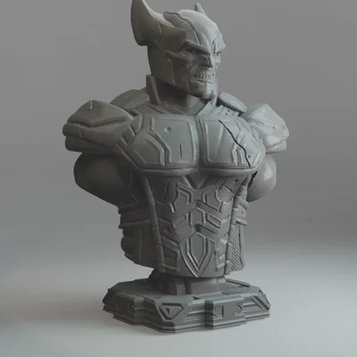 Mô hình tượng bán thân Wolverine cực chất cho máy in 3D