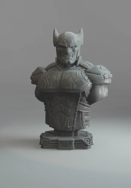 Mô hình tượng bán thân Wolverine cực chất cho máy in 3D - Image 2