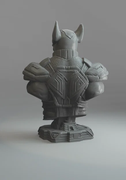 Mô hình tượng bán thân Wolverine cực chất cho máy in 3D - Image 3