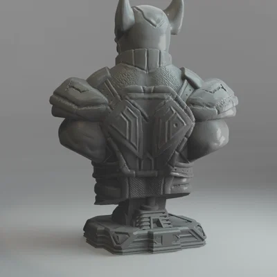 Mô hình tượng bán thân Wolverine cực chất cho máy in 3D