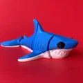 Cá Mập Vui Nhộn Khớp Nối (Articulated) - Đồ Chơi Flexi Fish Print-in-Place - Thumbnail 1