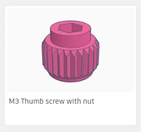 Đầu vặn ốc M3 tự chế (Thumb Screw) tiện dụng - Image 1