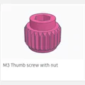 Đầu vặn ốc M3 tự chế (Thumb Screw) tiện dụng - Thumbnail 1