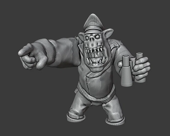 Mô hình chỉ huy xe tăng Ork (Ork Tank Commander) - In 3D cực ngầu - Image 1