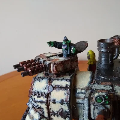 Mô hình chỉ huy xe tăng Ork (Ork Tank Commander) - In 3D cực ngầu