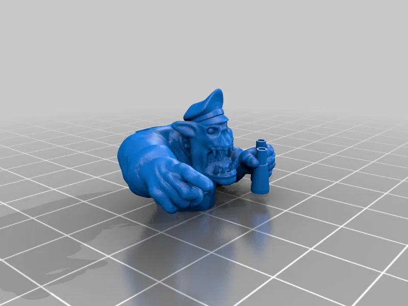 Mô hình chỉ huy xe tăng Ork (Ork Tank Commander) - In 3D cực ngầu - Image 3