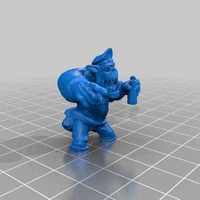 Mô hình chỉ huy xe tăng Ork (Ork Tank Commander) - In 3D cực ngầu