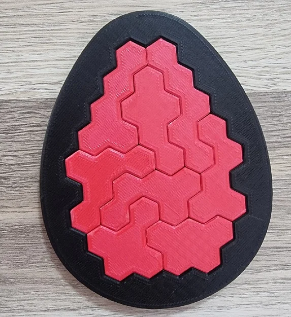 Puzzle quả trứng – Thử thách trí não (+File Laser Cut) - Image 2