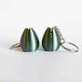 Móc khóa bơ dễ thương Tình bạn / Tình yêu (Friendship / Love Avocado Cute keychain) - Thumbnail 2