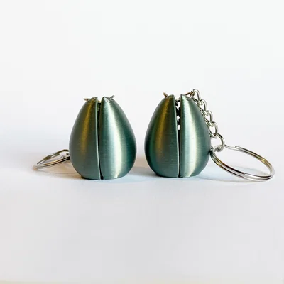 Móc khóa bơ dễ thương Tình bạn / Tình yêu (Friendship / Love Avocado Cute keychain)