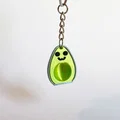 Móc khóa bơ dễ thương Tình bạn / Tình yêu (Friendship / Love Avocado Cute keychain) - Thumbnail 4