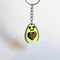 Móc khóa bơ dễ thương Tình bạn / Tình yêu (Friendship / Love Avocado Cute keychain) - Thumbnail 5