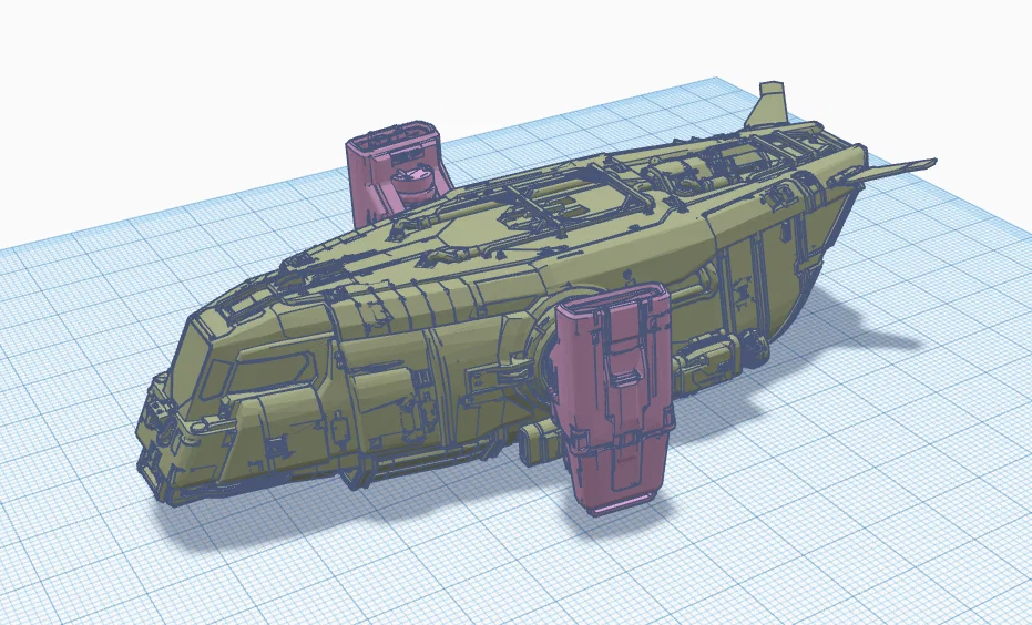 Mô hình tàu Drake Cutter với động cơ xoay in 3D chi tiết - Image 1