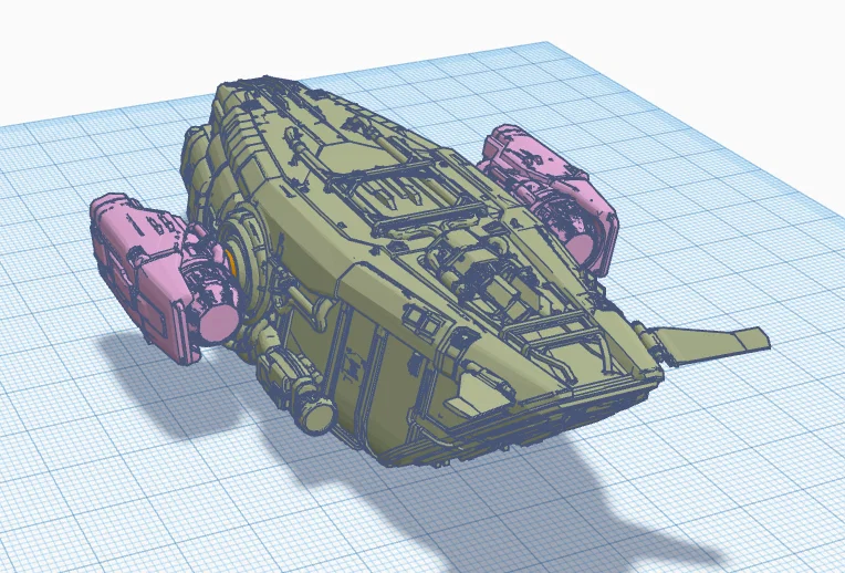 Mô hình tàu Drake Cutter với động cơ xoay in 3D chi tiết - Image 2