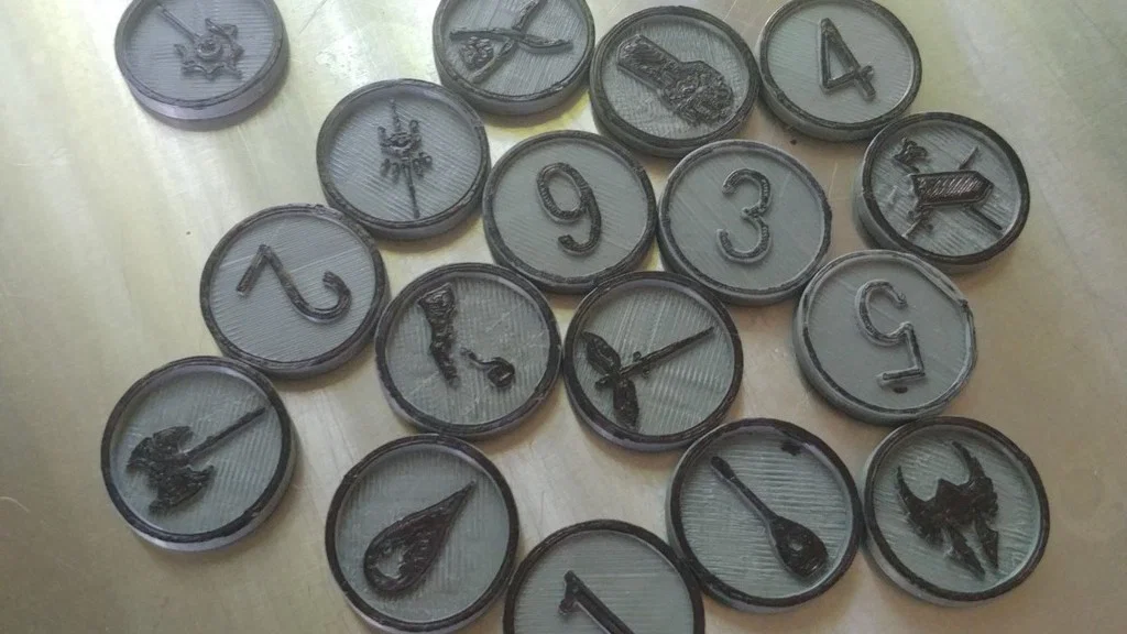 Token Class DND cho Battle Grid 1 inch - Image 1