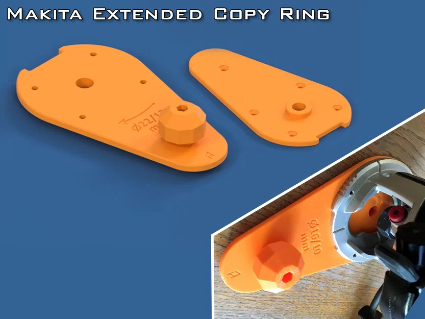Đế mở rộng Makita RT0700 kèm Copy Ring - Image 1