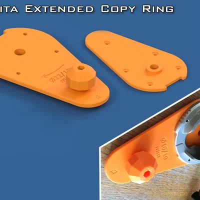 Đế mở rộng Makita RT0700 kèm Copy Ring