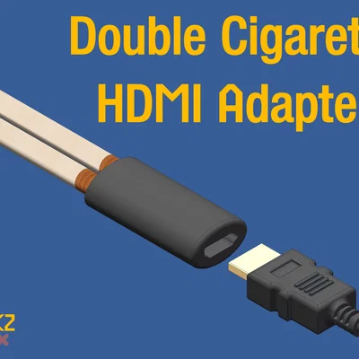 Adapter HDMI Double Cigarette (Đầu ngậm 2 điếu thuốc)