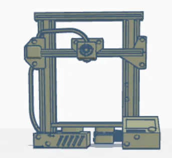Mô hình 3D máy in Ender 3 trang trí bàn làm việc - Image 1