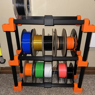 Kệ Filament Modular In 3D Hoàn Toàn (Chồng Tầng Vô Hạn)