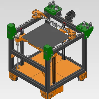 Rook 2020 MK2 180 mod (KP3S bed, 3 Z-motors)