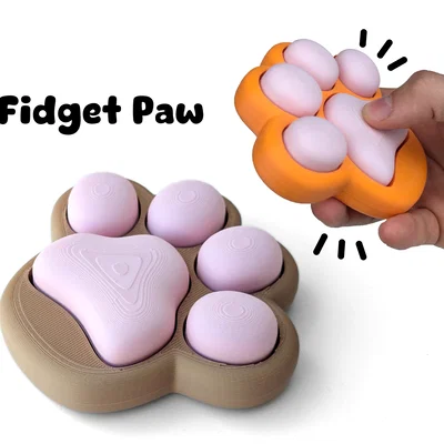 Fidget Paw – Đồ chơi fidget hình bàn chân dùng switch MX