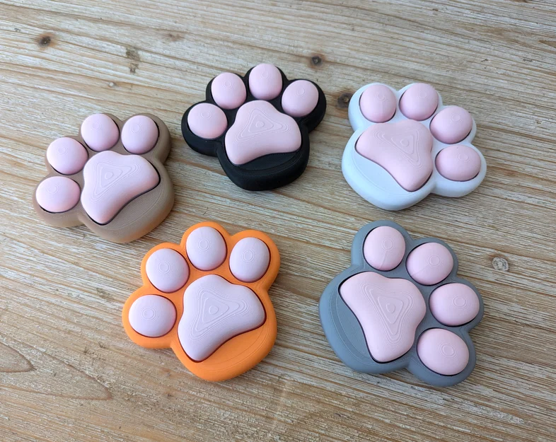 Fidget Paw – Đồ chơi fidget hình bàn chân dùng switch MX - Image 11