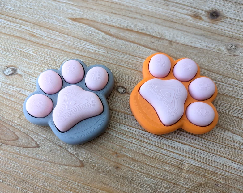 Fidget Paw – Đồ chơi fidget hình bàn chân dùng switch MX - Image 13