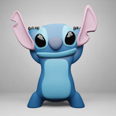 Mô hình 3D Stitch đáng yêu - File in 3D chất lượng cao