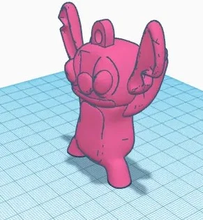 Mô hình móc khóa Stitch 3D cực dễ thương cho fan Disney - Image 1