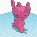 Mô hình móc khóa Stitch 3D cực dễ thương cho fan Disney - Thumbnail 1