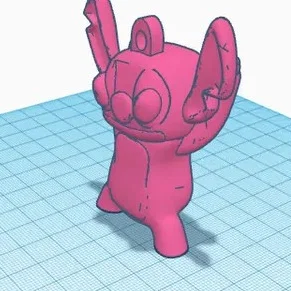 Mô hình móc khóa Stitch 3D cực dễ thương cho fan Disney